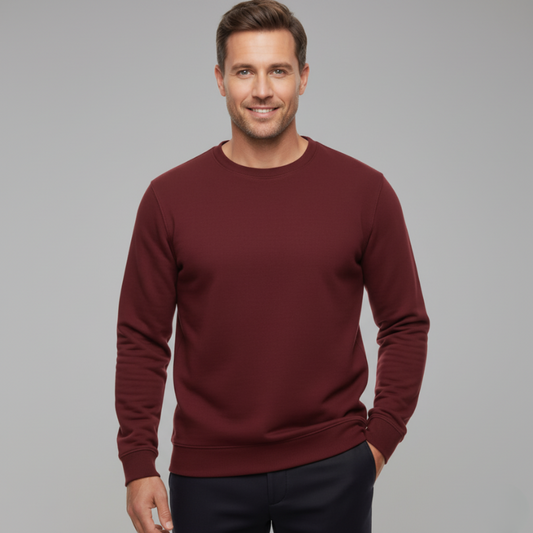 Essential Crewneck Sweatshirt | Men's Soft Fleece Pullover