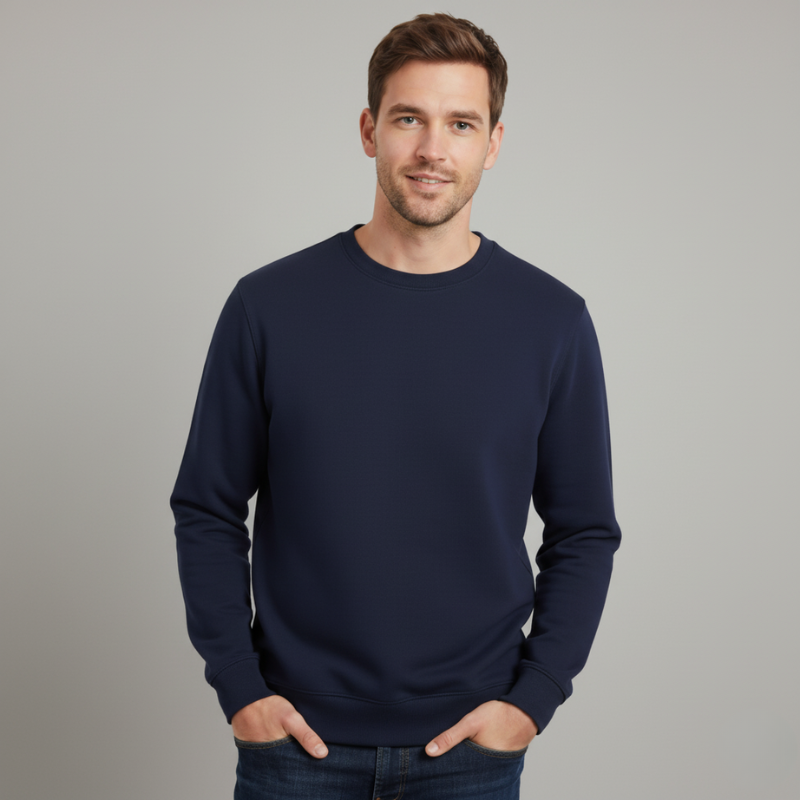 Essential Crewneck Sweatshirt | Men's Soft Fleece Pullover