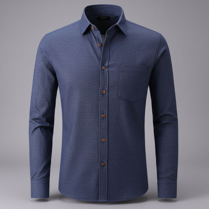 Men's Slim Fit Linen Cotton Shirt | Lightweight Casual Button-Down for Summer
