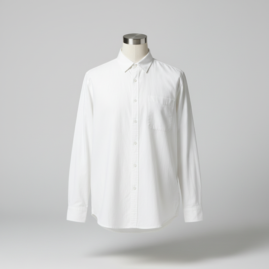 Men's Long Sleeve Simple Korean Casual Loose Shirt