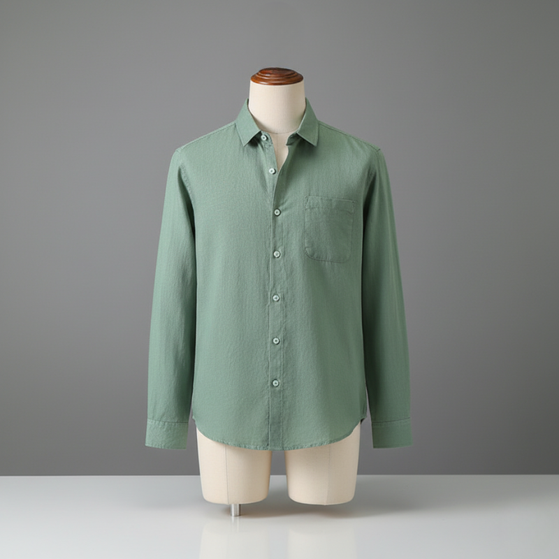 Linen Long Sleeve Loose Sun Protection Linen Shirt