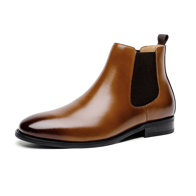 Men's Leather Chelsea Boots | Classic Slip-On Ankle Dress Boot for Formal & Casual Wear