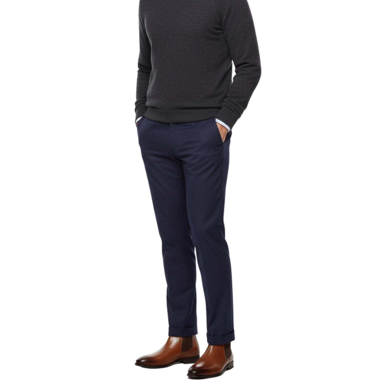 Men's Leather Chelsea Boots | Classic Slip-On Ankle Dress Boot for Formal & Casual Wear