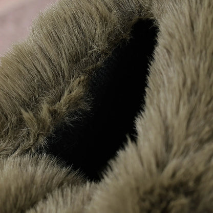 Women's Large Plush Thickened Martin Boots