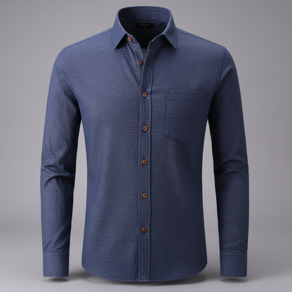 Men's Slim Fit Linen Cotton Shirt | Lightweight Casual Button-Down for Summer