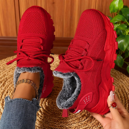 Increased Shallow Mouth Lace-up Lightweight Sneakers