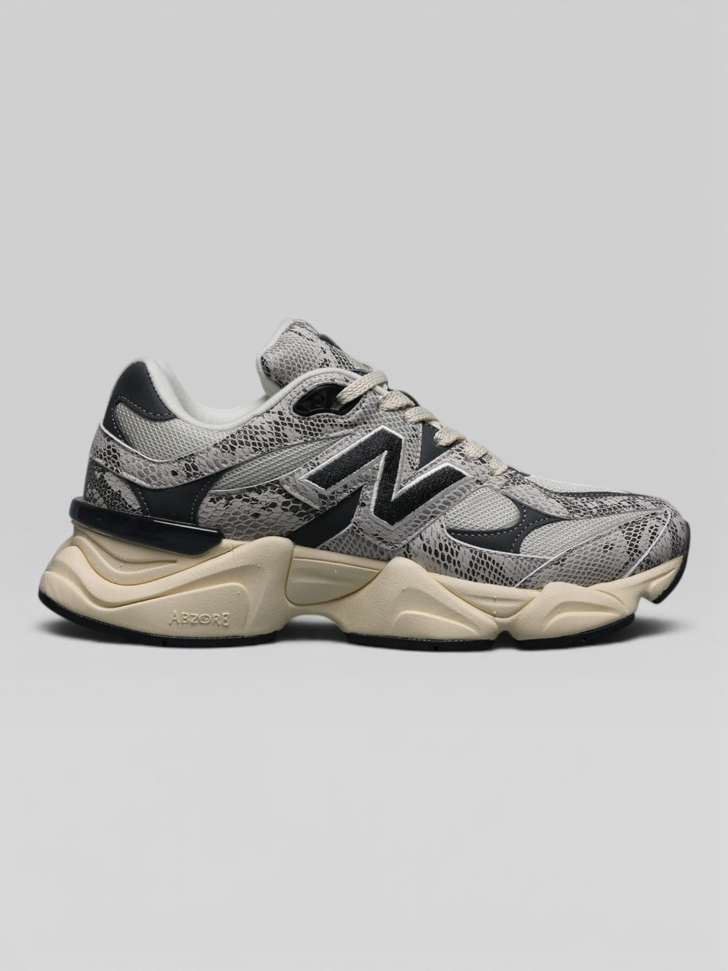 NB 9060 Black Gray Snake Pattern SNA