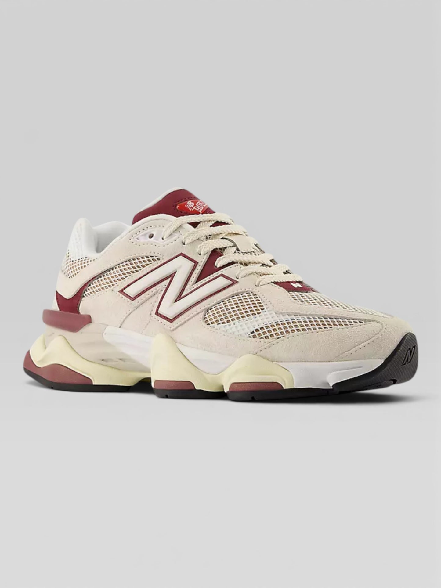 NB 9060 Linen With Monarch Burgundy