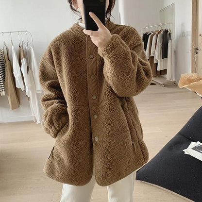 NIVANOO | Manteau Douillet en Laine d’Agneau