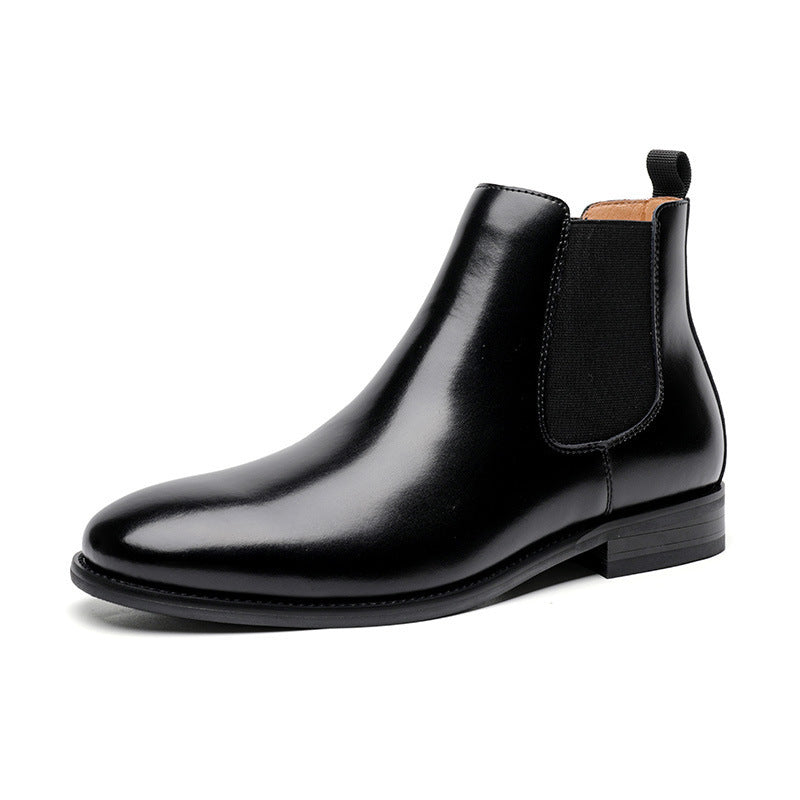 Men's Leather Chelsea Boots | Classic Slip-On Ankle Dress Boot for Formal & Casual Wear