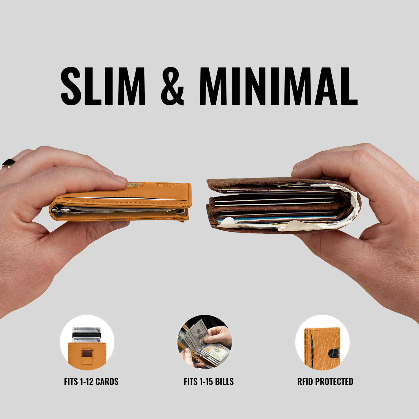 Money Clip (Cognac)